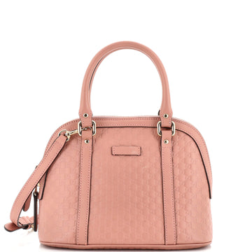 Gucci Convertible Dome Satchel (Outlet) Microguccissima Leather Mini