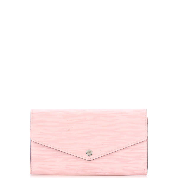 Louis Vuitton Epi Sarah Wallet NM Pink