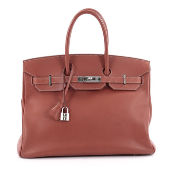 Hermes Candy Birkin Handbag Epsom 35 Orange 2174502