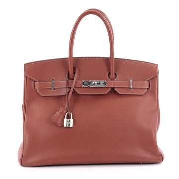 Hermes Candy Birkin Handbag Epsom 35 Orange 2174502