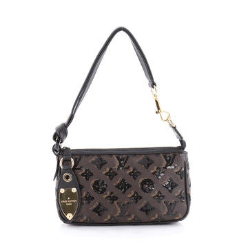 Louis Vuitton Pochette Limited Edition Monogram Eclipse Brown 2174607
