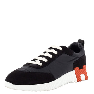 Hermes Women's Bouncing Sneakers Fabric and Suede