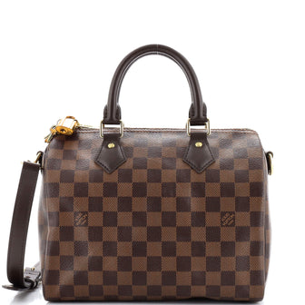 Louis Vuitton Speedy Bandouliere Bag Damier 25