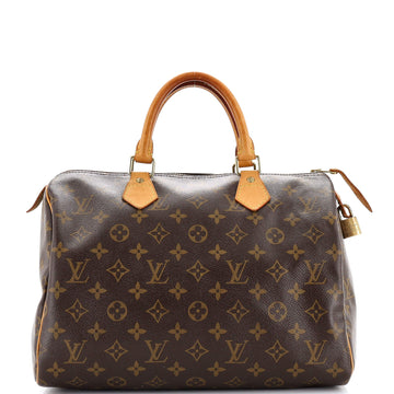 Louis Vuitton Speedy Handbag Monogram Canvas 30