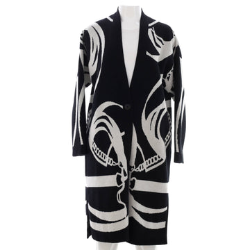 Hermes Women's Promenade du Matin Long V-Neck Cardigan Cashmere