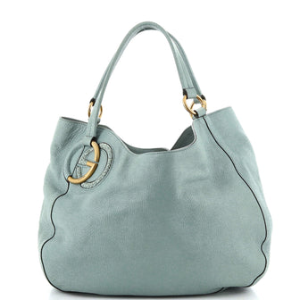 Gucci Twill Tote Leather Medium