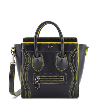 Celine Luggage Bag Smooth Leather Nano