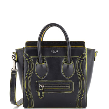 Celine Luggage Bag Smooth Leather Nano