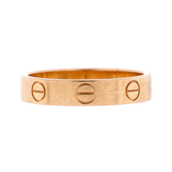 Cartier Love Wedding Band Ring 18K Rose Gold