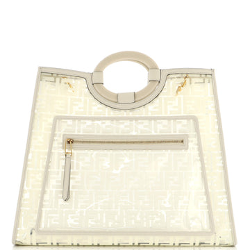 Fendi Runaway Shopper Tote Zucca PU Large