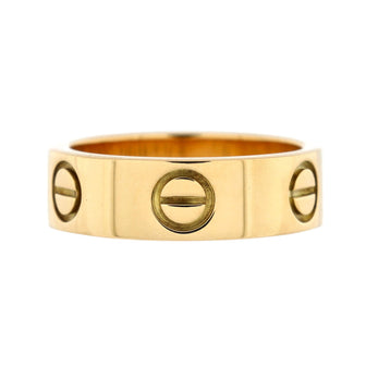 Cartier Love Band Ring 18K Yellow Gold