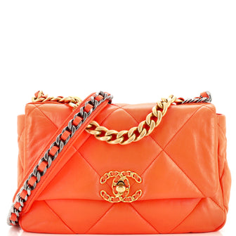 Chanel 19 Flap Bag Quilted Leather Medium
