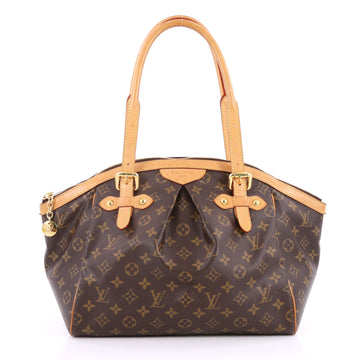 Louis Vuitton Tivoli Handbag Monogram Canvas GM Brown 2176301