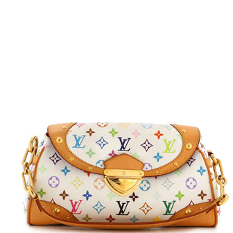 Louis Vuitton Beverly Handbag Monogram Multicolor mm White