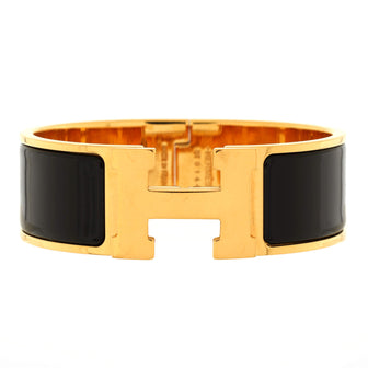 Hermes Clic H Bracelet Enamel Wide