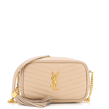 Saint Laurent Lou Camera Bag Matelasse Chevron Leather Mini