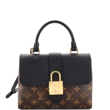 Louis Vuitton Locky Handbag Monogram Canvas with Leather BB