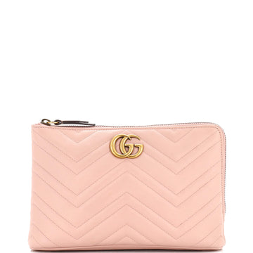 Gucci GG Marmont Clutch Matelasse Leather Medium