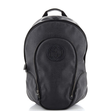 Gucci Interlocking G Backpack Coated Canvas Medium