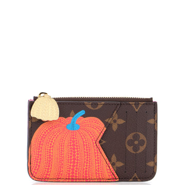 Louis Vuitton Romy Card Holder Yayoi Kusama Pumpkins Monogram Canvas