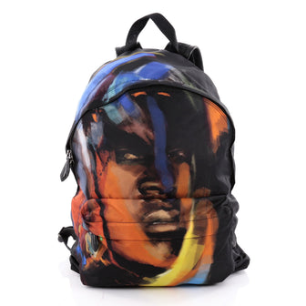Givenchy Abstract Backpack Printed Canvas Large Black 2177501