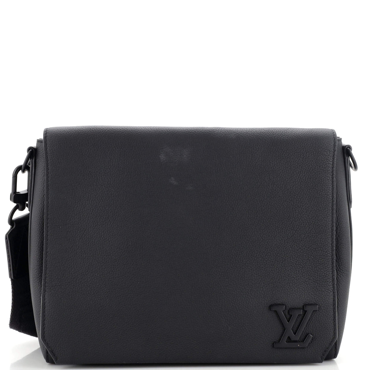 Louis Vuitton Aerogram Takeoff Messenger Bag Leather Black 21775335
