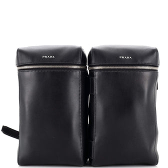 Prada Twin Pocket Backpack Leather
