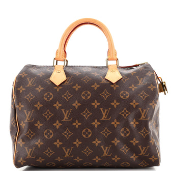 Louis Vuitton Speedy Handbag Monogram Canvas 30