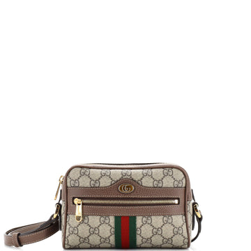 Gucci Ophidia Shoulder Bag GG Coated Canvas Mini