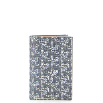 Goyard Vertical Bifold Wallet Coated Canvas Medium