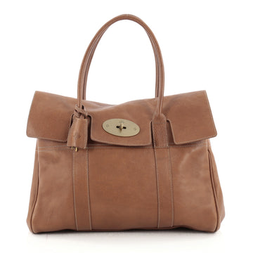 Mulberry Bayswater Satchel Leather Medium Brown 2177902