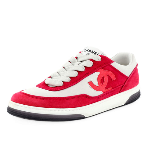 Chanel Women's CC NM Low-Top Sneakers Suede 217793