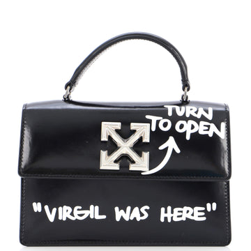 Off White Jitney 1.4 Bag Printed Leather