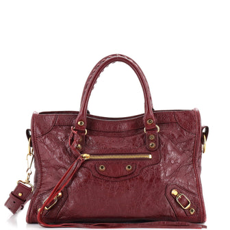 Balenciaga City Classic Studs Bag Leather Small