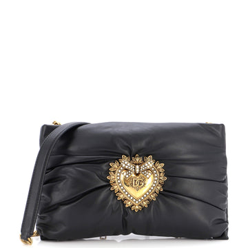 Dolce & Gabbana Devotion Soft Flap Shoulder Bag Leather Small