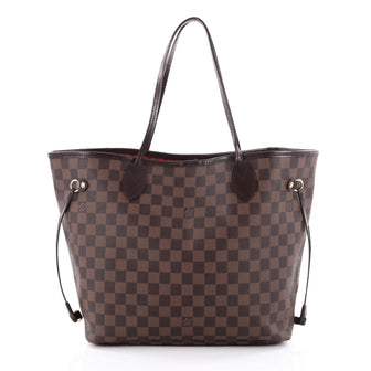 Louis Vuitton Neverfull Tote Damier MM Brown 2179004