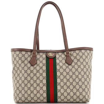 Gucci Ophidia Shopping Tote GG Coated Canvas Medium