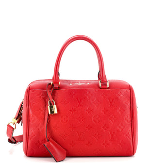 Louis Vuitton Speedy Bandouliere NM Bag Monogram Empreinte Leather 25