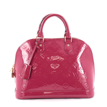 Louis Vuitton Alma Handbag Monogram Vernis PM Pink 2179401