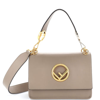 Fendi Kan I F Shoulder Bag Leather Medium