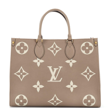 Louis Vuitton OnTheGo Tote Bicolor Monogram Empreinte Giant MM