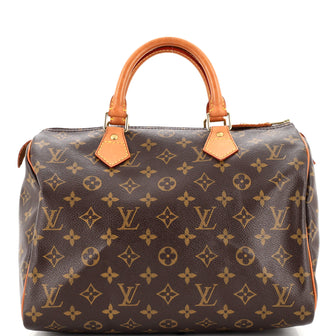Louis Vuitton Speedy Handbag Monogram Canvas 30