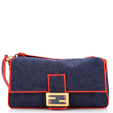 Fendi Baguette NM Bag Denim Large