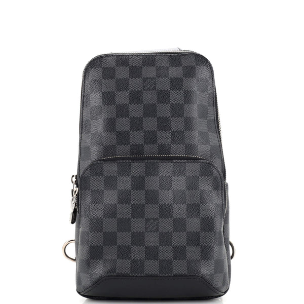 black louis vuitton checkered bag