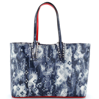 Christian Louboutin Cabata East West Tote Printed Leather Small