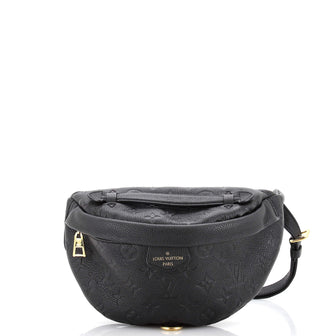 Brand New Louis Vuitton Black Bumbag Monogram Empreinte Leather M44812