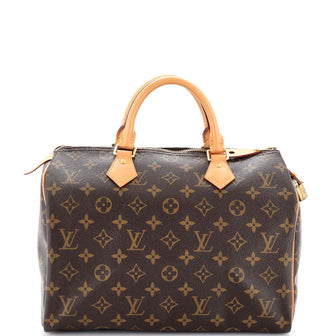 Louis Vuitton Speedy Handbag Monogram Canvas 30