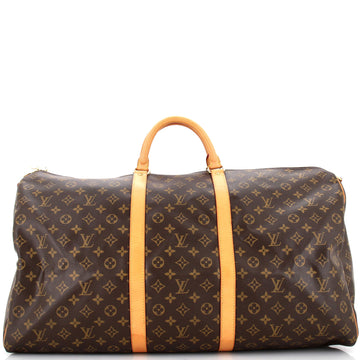 Louis Vuitton Keepall Bandouliere Bag Monogram Canvas 60