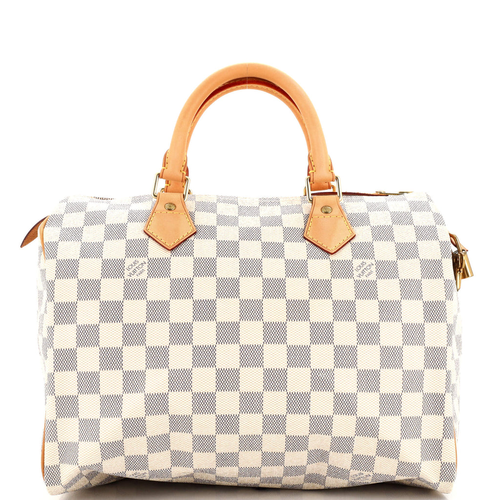 Louis Vuitton Speedy Handbag Damier 30 White 217940181