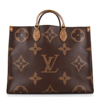 Louis Vuitton Onthego GM Monogram Reverse Monogram Giant